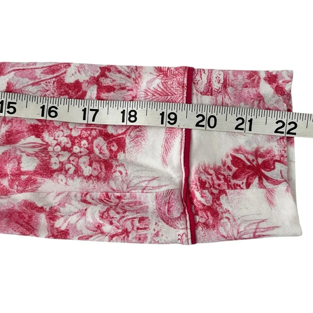 The Cat’s Pajamas Palm Grove Toile Pink Pima Knit Pajama Set Size M Vacationcore - Picture 6 of 15
